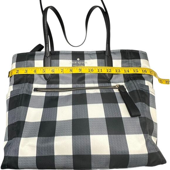 Kate Spade Chelsea Buffalo Plaid Gingham Tote EUC Clean - Picture 14 of 14